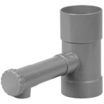 Esővízgyűjtő idom, Strend Pro, szürke, 80 mm