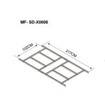 Padlószerkezet kerti házhoz, Strend Pro Garden 2172912-hez, 102 x 217 cm, stabil, víz elleni védelem, egyenletes alátámasztás