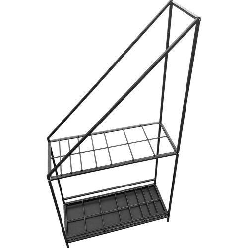 Szerszámtartó állvány, Strend Pro Garden, fekete, 60 x 24 x 120 cm, helytakarékos, univerzális