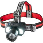 Fejlámpa, Strend Pro XL121807, fekete, 1000 lm, LED, zoom funkció, 1800 mAh Li-ion, USB töltés, akkumulátoros, állítható fejpánt