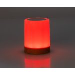 Asztali lámpa, Strend Pro, fehér, érintésvezérlés, fényerőszabályozás (3 mód), RGB, akkumulátoros, USB‑C töltés, akasztó kampóval