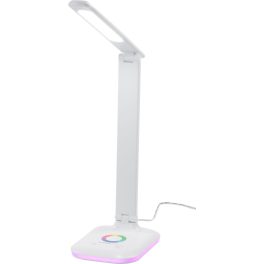   Asztali lámpa, Strend Pro, fehér, érintésvezérlés, fényerőszabályozás, állítható színhőmérséklet 2700–6500 K, RGB, háttérvilágítású talp, IP44, 4 W, 450 lm