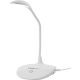 Asztali lámpa, Strend Pro, 43 × 13 × 12 cm, fehér, fényerő-szabályozható, meleg fény (2500–2700 K), USB-C, akkumulátoros, 2 W, flexibilis kar