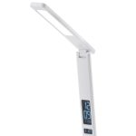 Asztali lámpa, Strend Pro, 17,5 × 13 × 37 cm, vezeték nélküli töltés, 10 W, érintésvezérlés, LCD kijelző, 5 fényerő, 5 színhőmérséklet, LED 500 lm