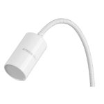 Asztali lámpa, Strend Pro, 41 cm, fehér, csíptethető, USB-C tápellátás, 2 W, 80 lm, 3000 K, IP20, alumínium, polikarbonát