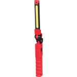 Munkalámpa, Strend Pro Worklight F05D333, piros, 19,5–36 cm, COB LED, 6 W, USB töltés, akkumulátoros, mágneses tartó, 230°-ban forgatható fej