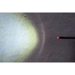 Munkalámpa, Strend Pro Worklight F05D333, piros, 19,5–36 cm, COB LED, 6 W, USB töltés, akkumulátoros, mágneses tartó, 230°-ban forgatható fej