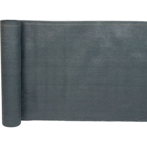 Árnyékoló háló medence fölé, kerítésre, Strend Pro Garden, 2x10 m, antracit, HDPE, 150 g/m², 90% árnyékolás, UV-álló