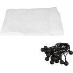 Tetőponyva tyúkólhoz, Strend Pro Garden, fehér, pótalkatrész, UV-stabil, időjárásálló