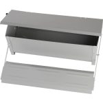 Baromfi etető, Strend Pro Garden, 10 kg kapacitás, 50 × 34 × 17 cm, automata, taposó mechanizmus, horganyzott