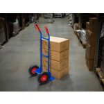 Molnárkocsi, Strend Pro, kék, maximum 200 kg teherbírás, 35,5 x 18 cm rakodófelület, ívelt keret, zsákhordó