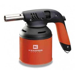   Forrasztólámpa, Kemper 1040A Top Line Piezo, narancssárga, 24 × 10,5 × 19 cm, piezo gyújtás, 1,37 kW,folyamatos teljesítményszabályozás, szúrópatronos (190 g)