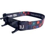 Fejlámpa, Strend Pro XL0702, fekete, 11 x 3,4 cm, 3W, XPE + COB, 200 lm, 1200 mAh, levehető fejjel