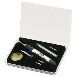   Gázos mikropáka készlet, Kemper 12000KIT, 17,6 cm, 8 ml gáztartály, kézi gyújtás, folyamatos lángszabályozás, nyitott és zárt láng