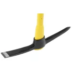 Csákány, Strend Pro Garden, sárga/fekete, 2250 g, üvegszálas nyél, acél fej, kemény és sziklás talajhoz