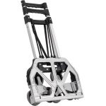 Molnárkocsi, Strend Pro, fekete/szürke, maximum 80 kg teherbírás, összehajtható, lépcsőző, teleszkópos nyél