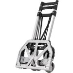 Molnárkocsi, Strend Pro, fekete/szürke, maximum 80 kg teherbírás, összehajtható, lépcsőző, teleszkópos nyél