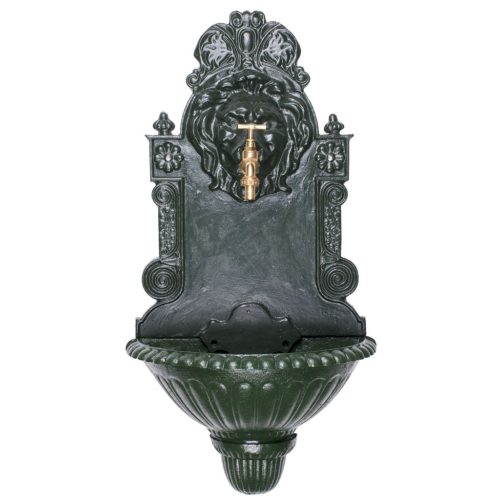 Falikút, Strend Pro Garden WB-006, 41 x 21 x 76,5 cm, zöld, ötvözet, dekoratív kialakítás, 1,3 cm lefolyónyílás