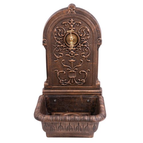 Falikút, Strend Pro Garden WB-005C, 44 x 36 x 76 cm, rézszínű, ötvözet, dekoratív kialakítás