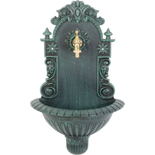 Falikút, Strend Pro Garden LT-DC019, 37 x 19 x 61 cm, zöld, alumínium, időjárásálló, könnyen összeszerelhető