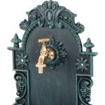 Falikút, Strend Pro Garden LT-DC019, 37 x 19 x 61 cm, zöld, alumínium, időjárásálló, könnyen összeszerelhető