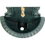 Falikút, Strend Pro Garden LT-DC019, 37 x 19 x 61 cm, zöld, alumínium, időjárásálló, könnyen összeszerelhető