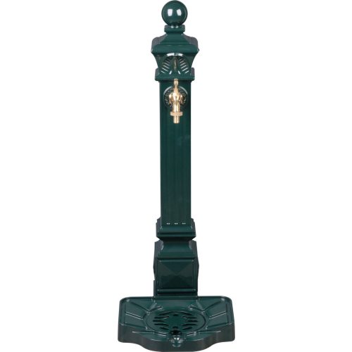 Kerti kút, Strend Pro Garden LT-DC036, 33 × 29 × 82 cm, zöld, alumínium, időjárásálló, könnyen összeszerelhető