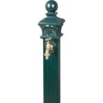 Kerti kút, Strend Pro Garden LT-DC036, 33 × 29 × 82 cm, zöld, alumínium, időjárásálló, könnyen összeszerelhető