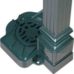 Kerti kút, Strend Pro Garden LT-DC036, 33 × 29 × 82 cm, zöld, alumínium, időjárásálló, könnyen összeszerelhető