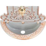 Falikút, Strend Pro Garden LT-H20682, 22 × 10 × 37 cm, zöld, réz megjelenésű, alumínium, időjárásálló, könnyen összeszerelhető