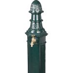 Kerti kút, Strend Pro Garden LT-H3523-2, 49 x 31 x 92,5 cm, zöld, alumínium, időjárásálló, könnyen összeszerelhető