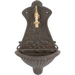 Falikút, Strend Pro Garden LT-H20680, 25 x 11,5 x 41,5 cm, barna, alumínium, időjárásálló, könnyen összeszerelhető