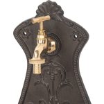 Falikút, Strend Pro Garden LT-H20680, 25 x 11,5 x 41,5 cm, barna, alumínium, időjárásálló, könnyen összeszerelhető