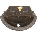 Falikút, Strend Pro Garden LT-H20680, 25 x 11,5 x 41,5 cm, barna, alumínium, időjárásálló, könnyen összeszerelhető