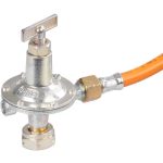 Gázperzselő, Kemper 121960MT5RF, 60/630 mm, 7,9 kW, 5 m tömlővel, szabályzóval, Propán-Bután gázhoz