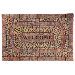 MagicHome RBM 406 lábtörlő - Welcome, 89 x 58 cm, barna