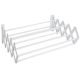 MagicHome TH828 fali ruhaszárító, fehér, 80 x 11–46 x 18,5 cm, 7,2 m szárítófelületű, 7 kg teherbírású, fémből készült