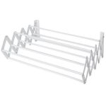 MagicHome TH828 fali ruhaszárító, fehér, 80 x 11–46 x 18,5 cm, 7,2 m szárítófelületű, 7 kg teherbírású, fémből készült