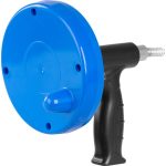 Strend Pro RC-2005A lefolyótisztító spirál, 6 mm átmérőjű, 4 m hosszú, fekete-kék színű, hatékony duguláselhárító eszköz háztartási és profi használatra