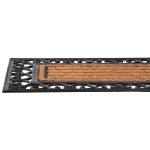 MagicHome RBP 156 lábtörlő - Ornament, 45 x 75 cm, barna