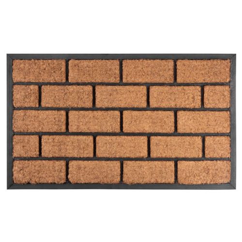 MagicHome RBC 124 lábtörlő - Brickwall, 45 x 75cm, barna