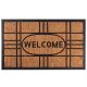 MagicHome RBC 196 lábtörlő - Welcome, 45 x 75 cm, barna