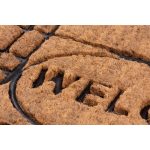 MagicHome RBC 196 lábtörlő - Welcome, 45 x 75 cm, barna