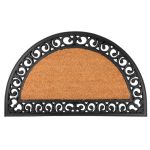 MagicHome RCP 100 lábtörlő - Ornament, 45 x 75 cm, barna