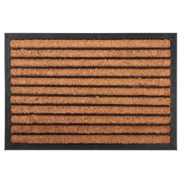 MagicHome RBC 129 lábtörlő - Lines, 40 x 60 cm, barna