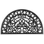 MagicHome RBR 136 lábtörlő - Grand, 45 x 75 cm, fekete/fehér