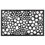 MagicHome RBR 100 lábtörlő - Meadow, 45 x 75 cm, fekete/fehér