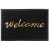 MagicHome PVC lábtörlő - Welcome, 40 x 60 cm, fekete