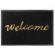 MagicHome PVC lábtörlő - Welcome, 40 x 60 cm, fekete