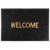 MagicHome PVC lábtörlő - Welcome, 60 x 90 cm, fekete